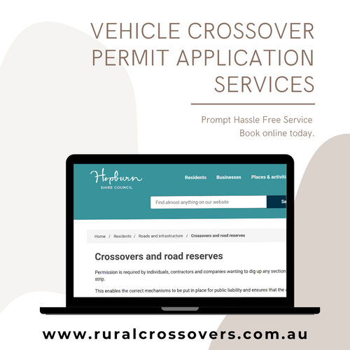 Crossover Permit  Application Service ( All States of Australia )